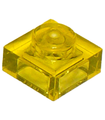 LEGO - Plaat 1 x 1 - Trans-Yellow | N - Thumbnail