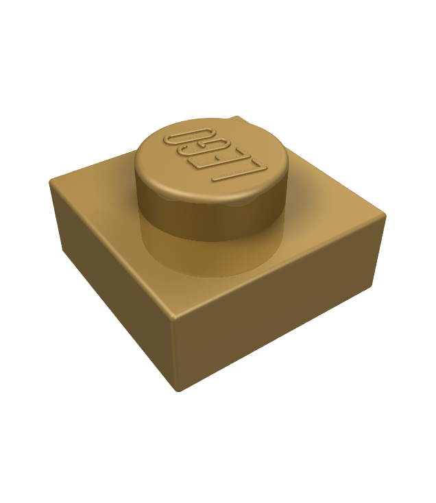 LEGO - Plaat 1 x 1 - Pearl Gold | N