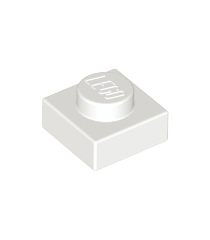 LEGO - Plaat 1 x 1 - White | N - Thumbnail