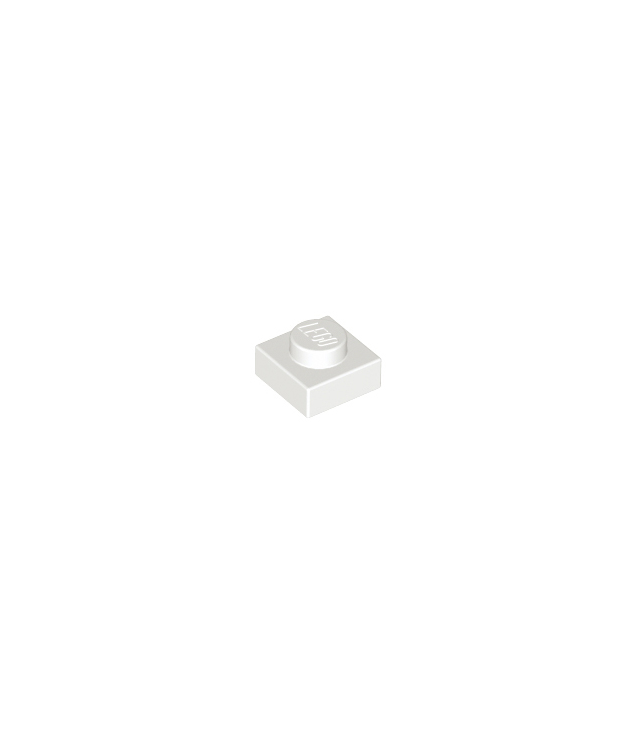 LEGO - Plaat 1 x 1 - White | N