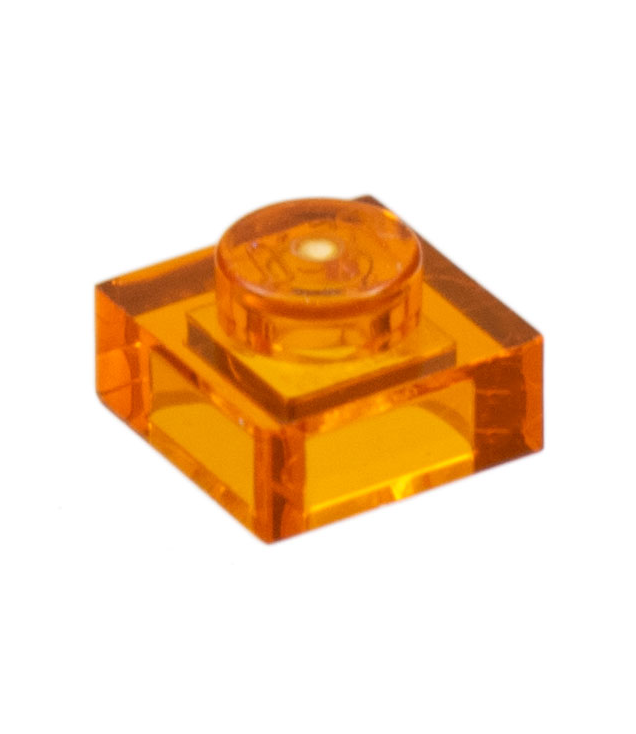 LEGO - Plaat 1 x 1 - Trans-Orange | N
