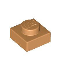 LEGO - Plaat 1 x 1 - Medium Nougat | N - Thumbnail
