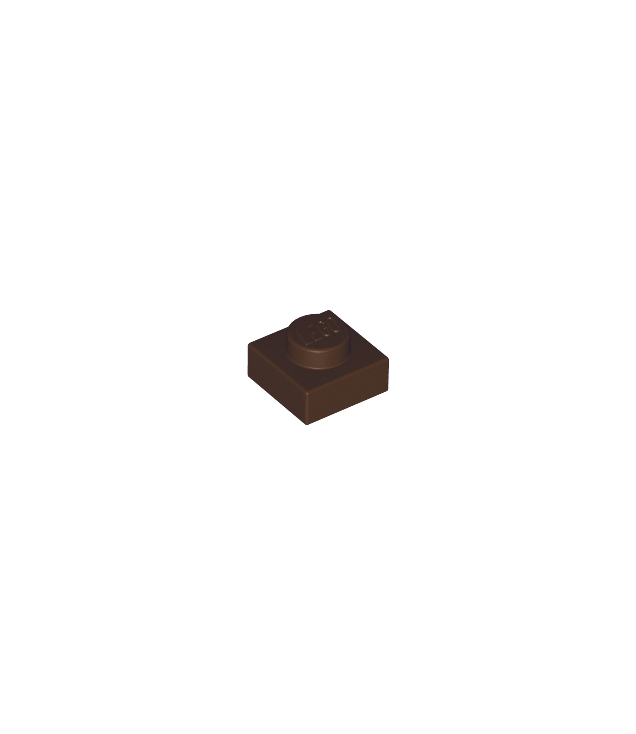 LEGO - Plaat 1 x 1 - Dark Brown | N