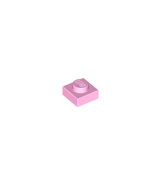 LEGO - Plaat 1 x 1 - Bright Pink | N