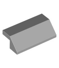 LEGO - Helling 45 graden 2 x 4 met uitsparing zonder noppen - Light Bluish Gray | N - Thumbnail