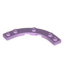 LEGO - Plaat, ronde hoek 5 x 5 met 4 x 4 gebogen uitsparing - Lavender | N - Thumbnail