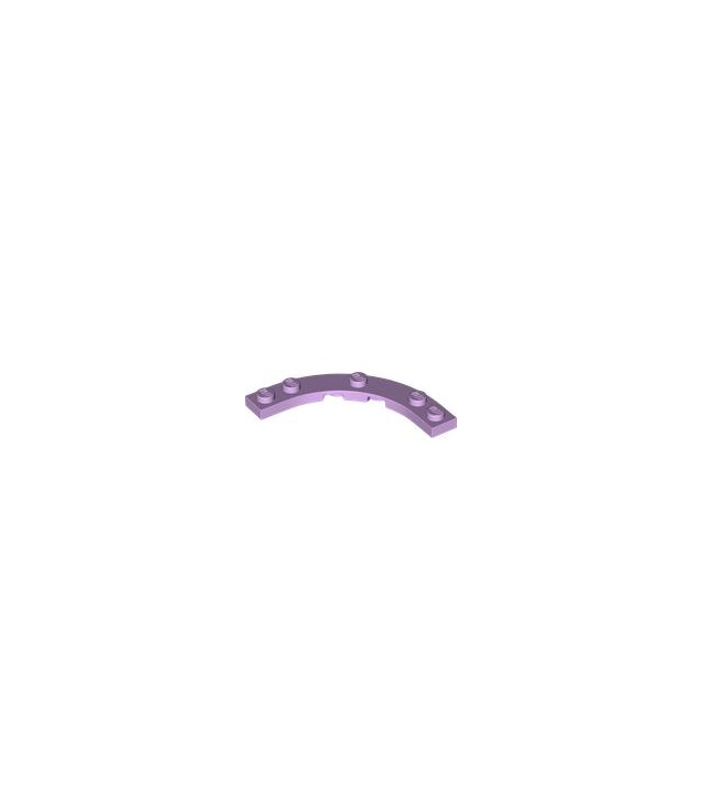 LEGO - Plaat, ronde hoek 5 x 5 met 4 x 4 gebogen uitsparing - Lavender | N