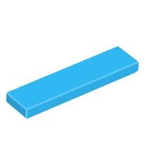 LEGO - Tegel 1 x 4 - Dark Azure | N - Thumbnail