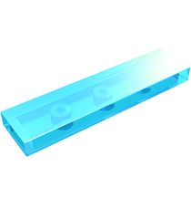 LEGO - Tegel 1 x 4 - Trans-Light Blue | N - Thumbnail