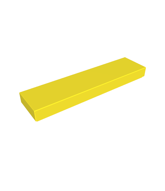 LEGO - Tegel 1 x 4 - Neon Yellow | N