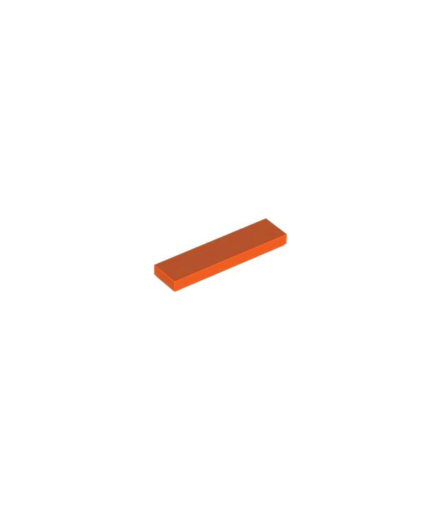 LEGO - Tegel 1 x 4 - Reddish Orange | N