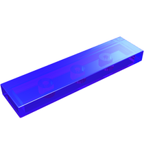 LEGO - Tegel 1 x 4 - Trans-Purple | N - Thumbnail