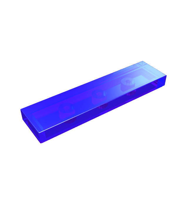 LEGO - Tegel 1 x 4 - Trans-Purple | N