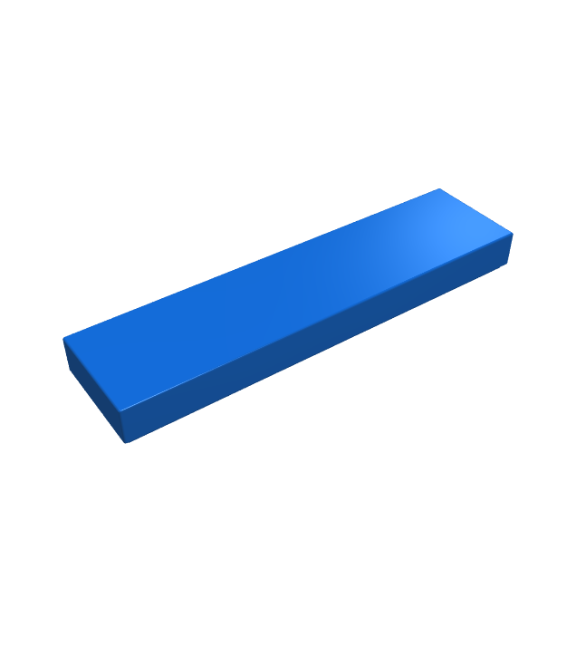 LEGO - Tegel 1 x 4 - Blue | N