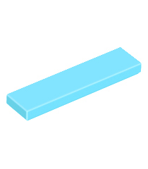 LEGO - Tegel 1 x 4 - Medium Azure | N - Thumbnail
