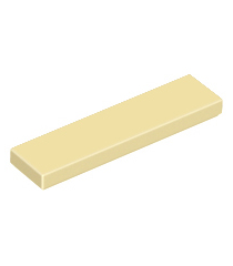 LEGO - Tegel 1 x 4 - Tan | N - Thumbnail