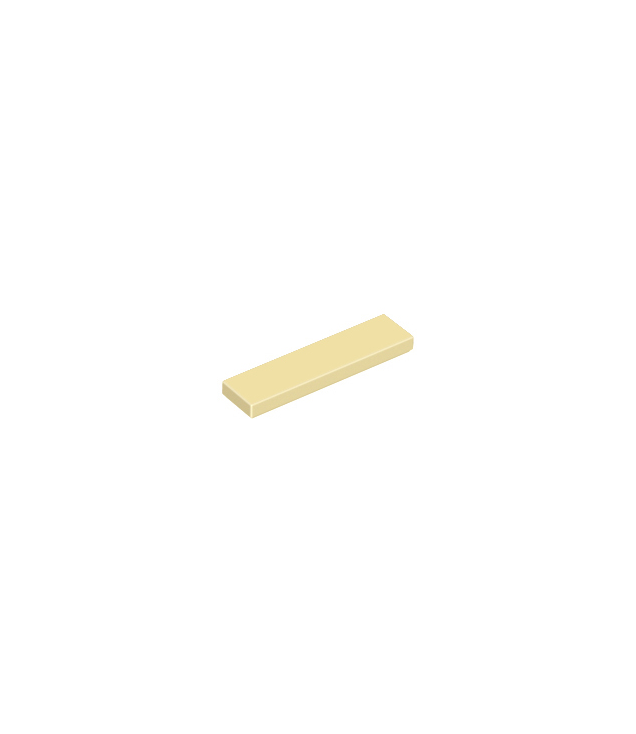 LEGO - Tegel 1 x 4 - Tan | N
