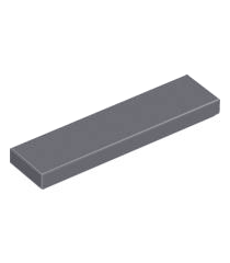 LEGO - Tegel 1 x 4 - Dark Bluish Gray | N - Thumbnail