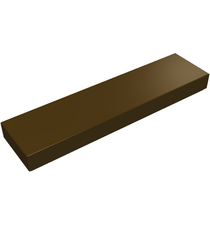 LEGO - Tegel 1 x 4 - Dark Brown | N - Thumbnail