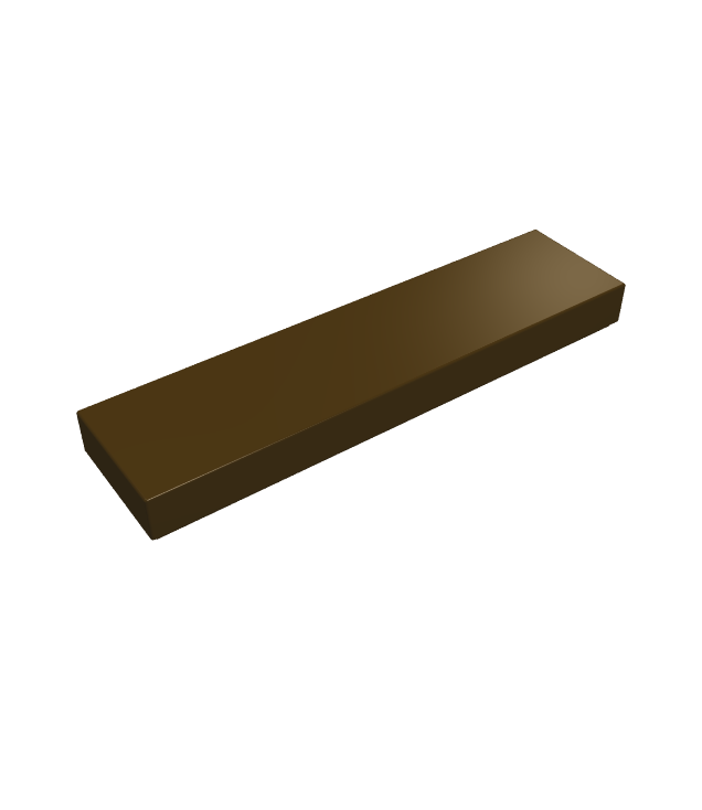 LEGO - Tegel 1 x 4 - Dark Brown | N