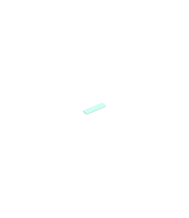 LEGO - Tegel 1 x 4 - Light Aqua | N