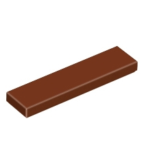 LEGO - Tegel 1 x 4 - Reddish Brown | N - Thumbnail
