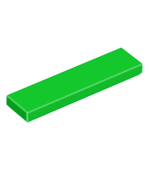 LEGO - Tegel 1 x 4 - Bright Green | N - Thumbnail