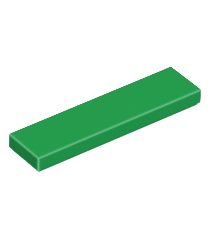 LEGO - Tegel 1 x 4 - Green | N - Thumbnail
