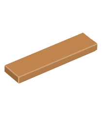 LEGO - Tegel 1 x 4 - Medium Nougat | N - Thumbnail