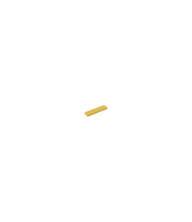 LEGO - Tegel 1 x 4 - Metallic Gold | N