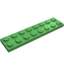 LEGO - Plaat 2 x 8 - Bright Green | N - Thumbnail