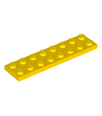 LEGO - Plaat 2 x 8 - Yellow | N - Thumbnail