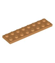 LEGO - Plaat 2 x 8 - Medium Nougat | N - Thumbnail