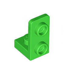 LEGO - Beugel 1 x 1 - 1 x 2 omgekeerd - Bright Green | N - Thumbnail
