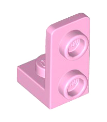 LEGO - Beugel 1 x 1 - 1 x 2 omgekeerd - Bright Pink | N - Thumbnail