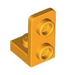 LEGO - Beugel 1 x 1 - 1 x 2 omgekeerd - Bright Light Orange | N - Thumbnail