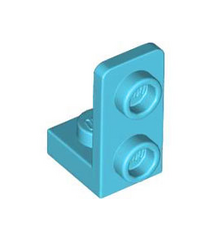 LEGO - Beugel 1 x 1 - 1 x 2 omgekeerd - Medium Azure | N - Thumbnail
