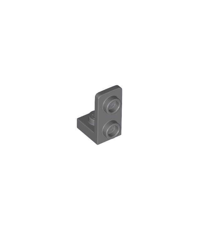 LEGO - Beugel 1 x 1 - 1 x 2 omgekeerd - Dark Bluish Gray | N