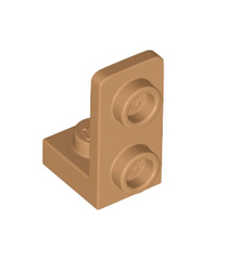 LEGO - Beugel 1 x 1 - 1 x 2 omgekeerd - Medium Nougat | N - Thumbnail