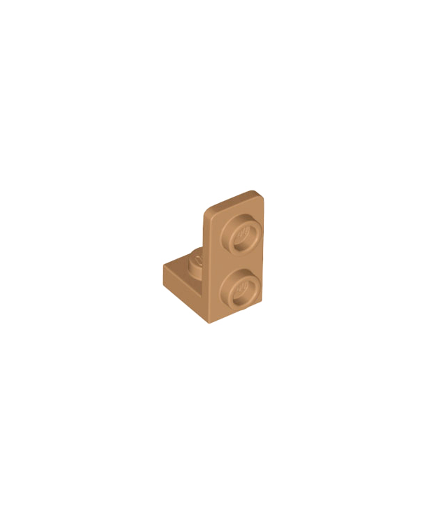 LEGO - Beugel 1 x 1 - 1 x 2 omgekeerd - Medium Nougat | N