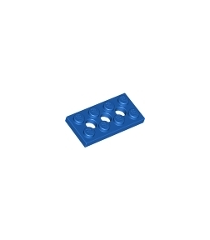 LEGO - Technic, plaat 2 x 4 met 3 gaten - Blue | N - Thumbnail