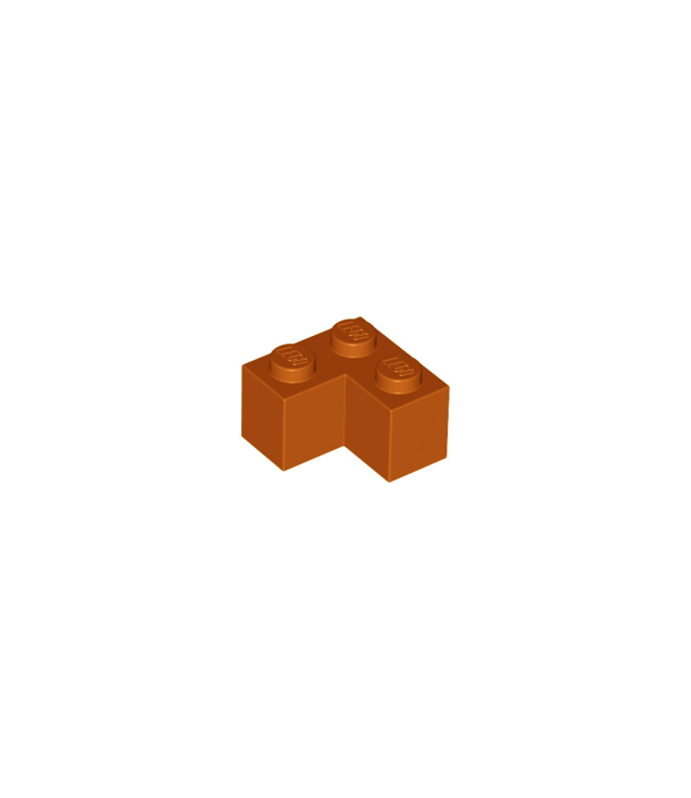 LEGO - Steen 2 x 2 hoek - Dark Orange | N