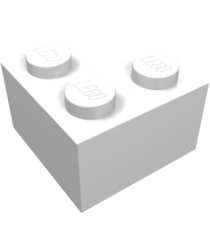 LEGO - Steen 2 x 2 hoek - White | N - Thumbnail