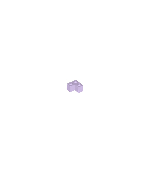 LEGO - Steen 2 x 2 hoek - Lavender | N