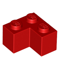 LEGO - Steen 2 x 2 hoek - Red | N - Thumbnail