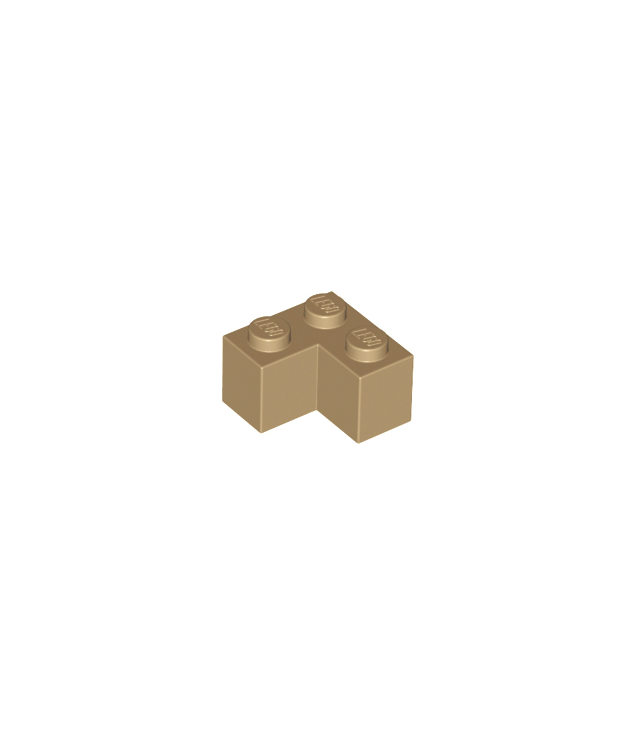 LEGO - Steen 2 x 2 hoek - Dark Tan | N