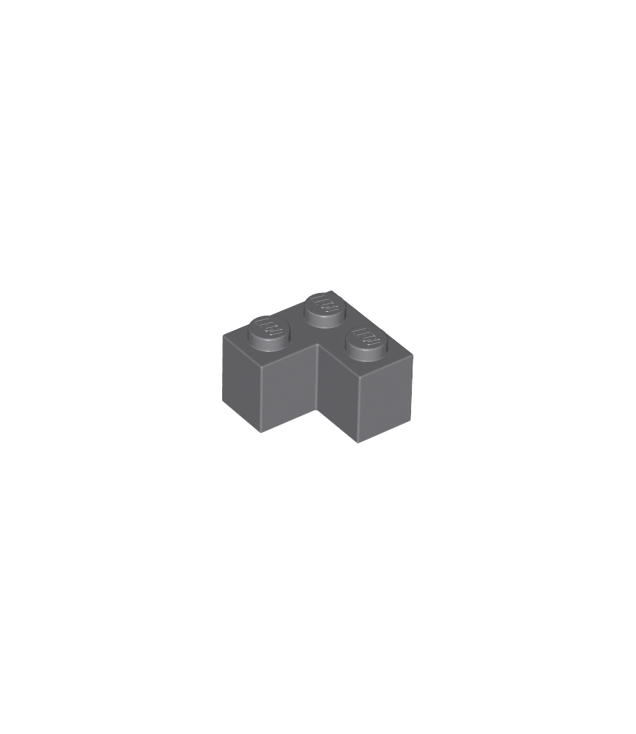 LEGO - Steen 2 x 2 hoek - Dark Bluish Gray | N