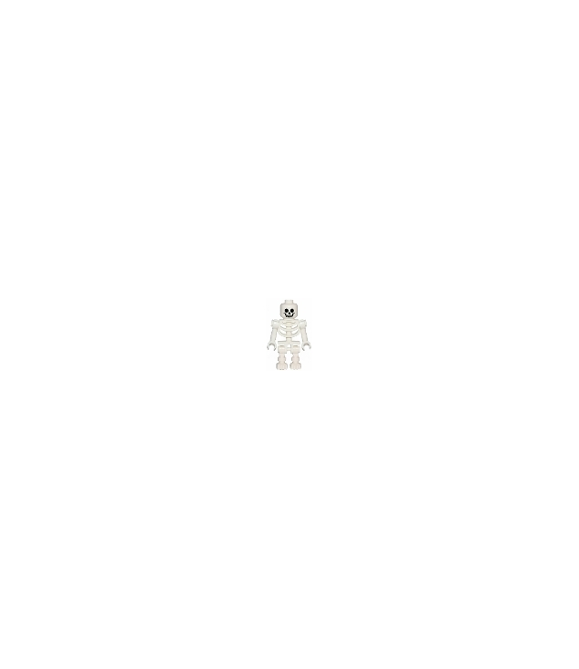 LEGO - Skelet – standaard schedel, gebogen armen met verticale greep - | N