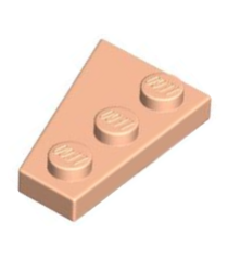 LEGO - Wig, plaat 3 x 2 rechts - Light Nougat | N - Thumbnail