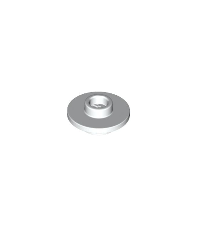 LEGO - Minifiguur-accessoire, theeschoteltje met holle nop - White | N
